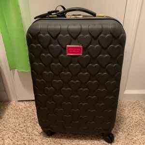 Betsey Johnson carryon hardshell luggage